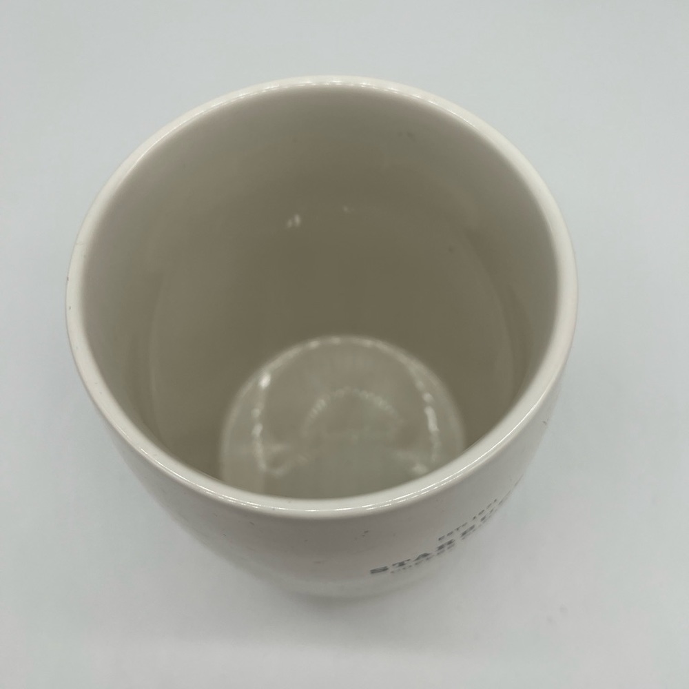 Starbucks 2009 Coffee Kitchen Storage Canister Utensil Jar White Ceramic… - Picture 5 of 6